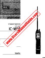Ver IC-M15E (UK Version) pdf Usuario / Propietarios / Manual de instrucciones