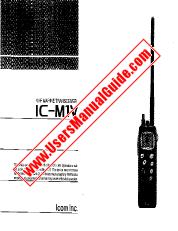 Voir IC-M1V pdf Utilisateur / Propriétaires / Manuel d'instructions