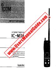 Ver IC-M3A pdf Usuario / Propietarios / Manual de instrucciones
