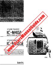 View IC-M402 pdf User/Owners/Instruction Manual