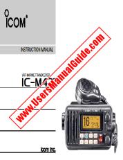 Voir IC-M421 pdf Utilisateur / Propriétaires / Manuel d'instructions