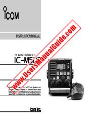 Vezi IC-M502 pdf Utilizator / Proprietarii / Manual de utilizare