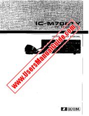 Vezi IC-M700TY pdf Utilizator / Proprietarii / Manual de utilizare