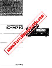Voir IC-M710 pdf Utilisateur / Propriétaires / Manuel d'instructions