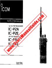 View IC-P2A pdf User/Owners/Instruction Manual