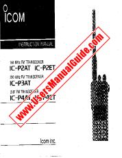 Voir IC-P3AT pdf Utilisateur / Propriétaires / Manuel d'instructions