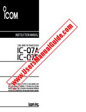 Vezi IC-Q7 pdf Utilizator / Proprietarii / Manual de utilizare