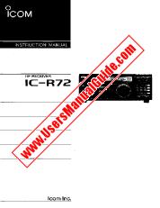Ver IC-R72 pdf Usuario / Propietarios / Manual de instrucciones