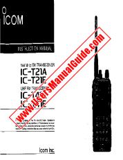 View IC-T21E pdf User/Owners/Instruction Manual