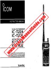 Vezi IC-T22E pdf Utilizator / Proprietarii / Manual de utilizare