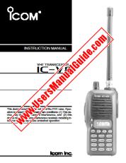 View IC-V8 pdf User/Owners/Instruction Manual