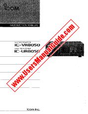 Ver IC-UR8050 pdf Usuario / Propietarios / Manual de instrucciones