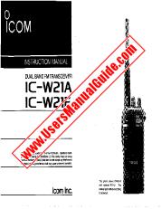 View IC-W21A pdf User/Owners/Instruction Manual