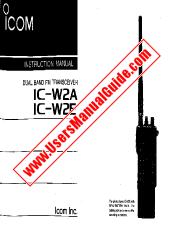 Ver IC-W2E pdf Usuario / Propietarios / Manual de instrucciones