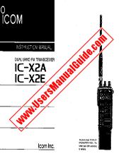 View IC-X2E pdf User/Owners/Instruction Manual