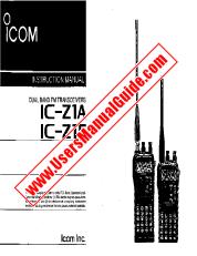 Voir ICZ1A pdf Utilisateur / Propriétaires / Manuel d'instructions