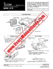 Voir MB-53 pdf Utilisateur / Propriétaires / Manuel d'instructions