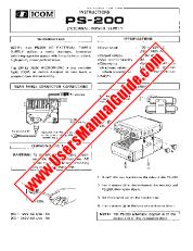Voir PS-200 pdf Utilisateur / Propriétaires / Manuel d'instructions