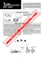 Ansicht RD200 pdf Benutzer / Besitzer / Bedienungsanleitung