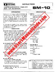 Voir SM-10 pdf Utilisateur / Propriétaires / Manuel d'instructions