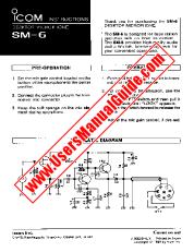 Ansicht SM6 pdf Benutzer / Besitzer / Bedienungsanleitung