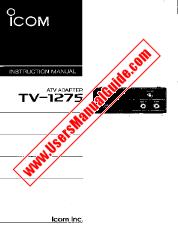 Ansicht TV1275 pdf Benutzer / Besitzer / Bedienungsanleitung