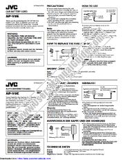 View AP-V8EG pdf Instructions