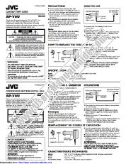 View AP-V8U pdf Instructions