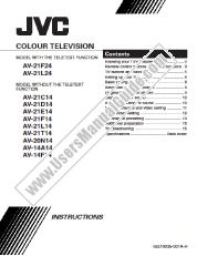 Visualizza AV-14F14 pdf Manuale di istruzioni