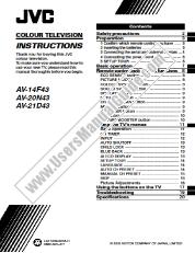 Visualizza AV-21D43/BK pdf Manuale di istruzioni