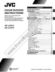 Visualizza AV-21D73/VT pdf Manuale di istruzioni