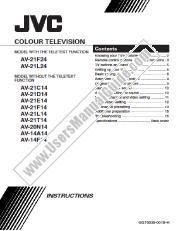 Visualizza AV-20NX14 pdf Manuale di istruzioni
