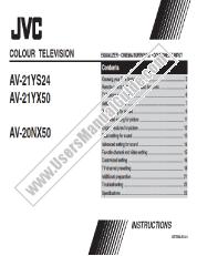 Ansicht AV-21YX50/N pdf Bedienungsanleitung