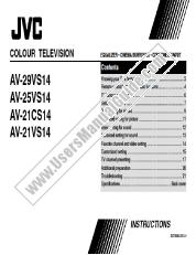 Ansicht AV-21VX54/S pdf Bedienungsanleitung