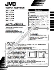 Ansicht AV-21A10/F pdf Bedienungsanleitung
