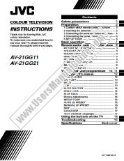 Visualizza AV-21GG11/Y pdf Manuale di istruzioni