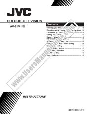 View AV-21V115/B pdf Instruction manual