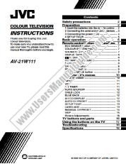 View AV-21W111/B pdf Instruction Manual