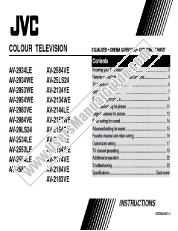 Visualizza AV-2553VE/SK pdf Manuale di istruzioni