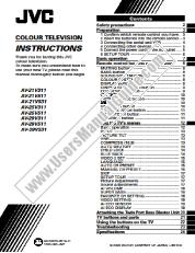 Visualizza AV-25V311/B pdf Manuale di istruzioni