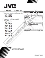View AV-25VX74/G pdf Instruction manual