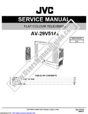 Ansicht AV-29V514/B pdf Betriebsanleitung