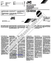 View CS-HX535AU pdf Instruction Manual