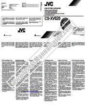 View CS-XV620 pdf Instruction Manual