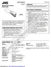Ver CU-V10U pdf Instrucciones - Francés