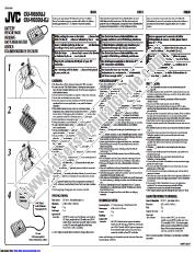 View CU-V650UJ pdf Instructions - English, Deutsch, Français