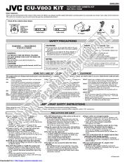 View CU-V803 pdf Instructions