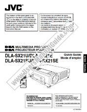 Ansicht DLA-SX21U pdf Bedienungsanleitung - Kurzanleitung