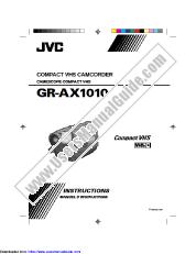 Voir GR-AX1010U(C) pdf Mode d'emploi - Anglais, Français, Espagnol