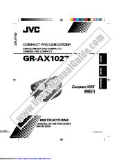 Voir GR-AX1027UM pdf Instructions - anglais, espagnol, portugais